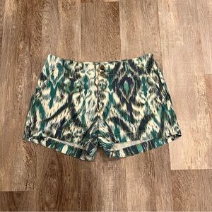 Sonoma Life And Style Shorts 8 Blue Green Mordern Short
